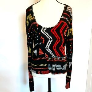 Silence + noise long sleeved shirt M
